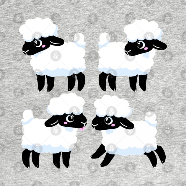 Simple Sheep Design - Light by leashonlife